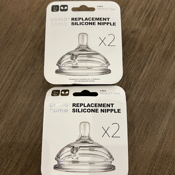 NWT Como Tomo Replacement Nipples | medium flow - Picture 1 of 4
